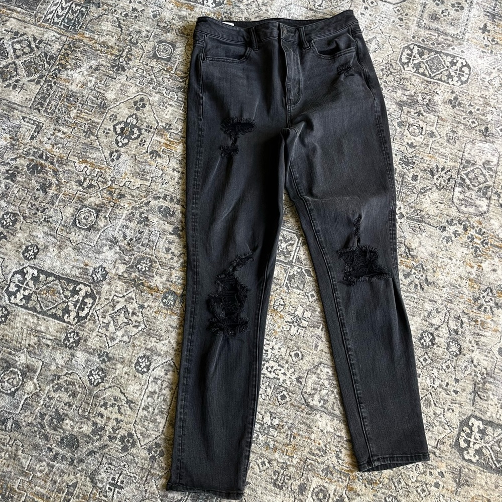 Black denim